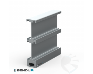 Aluminium guide profile h=103.5 used for double sided guide - l=3m