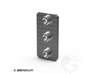 ConveyorBricks Support mounting clamp plate | Type 1