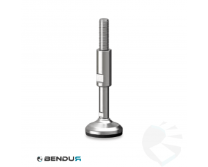 Stelvoet hygi&euml;nisch met overgoten voet basis - &Oslash;60 + ar