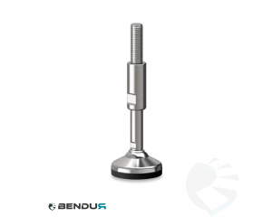 Stelvoet hygi&euml;nisch met overgoten voet basis - &Oslash;65 + ar