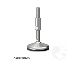 Stelvoet hygi&euml;nisch met overgoten voet basis - &Oslash;105 + ar