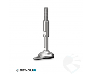 Stelvoet hygi&euml;nisch met overgoten voet basis + fg - &Oslash;60 + ar