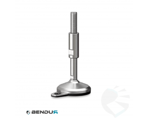 Stelvoet hygi&euml;nisch met overgoten voet basis + fg - &Oslash;80 + ar