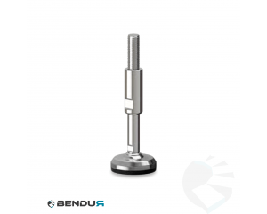 Stelvoet hygi&euml;nisch met machinaal bewerkte voet basis - &Oslash;60 + ar