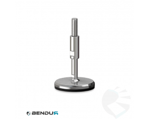 Stelvoet hygi&euml;nisch met machinaal bewerkte voet basis - &Oslash;105 + ar