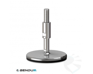 Stelvoet hygi&euml;nisch met machinaal bewerkte voet basis - &Oslash;150 + ar