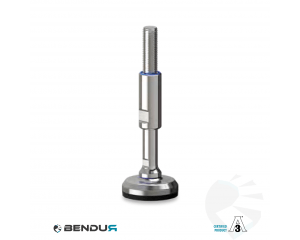 Leveling foot hygienic certified with machine sd baseplate - &Oslash;60 + ar
