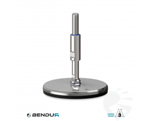 Leveling foot hygienic certified with machine sd baseplate - &Oslash;150 + ar