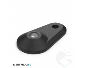 EXTENDED ZINC DIE-CAST BASE FOR SWIVEL FEET - BALL JOINT 16 - BLACK POWDER COATED | &Oslash;59