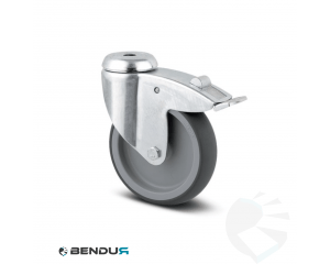 Zwenkwiel L-serie met boutgat - dubbele rem