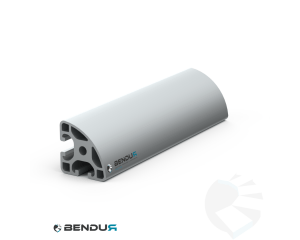 Aluminium profile slot 8 | R40-90° L - ISB