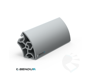 Aluminium profile slot 8 | R40/80-60° - ISB