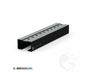 Aluminium telescoop profiel | 58,5x35 - Zwart