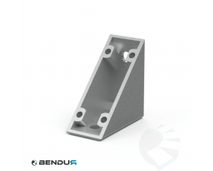 Zinc die-cast corner connector ISB - slot 8 | 40x80