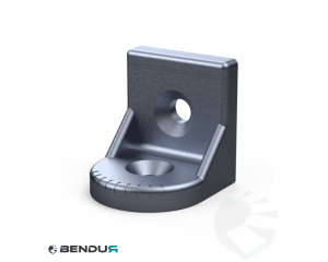 Aluminium hoek verdraaingsbeugel - sleuf 8/10 | 45