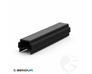 PLASTIC COVER AND REDUCTION PROFILE BSB - SLOT 6 | 1 - 4 mm - L=2mtr