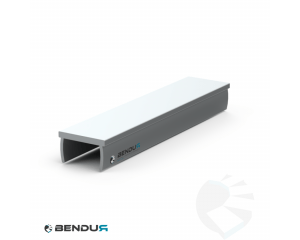 Aluminium cover profile BSB - slot 10 | Anodized