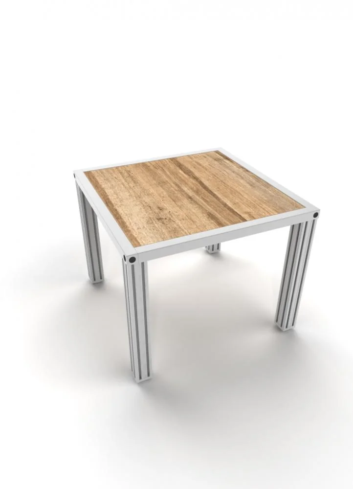 Tafel hout vierkant