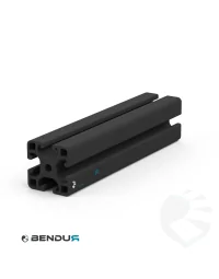 Aluminium profile slot 8 | 40x40L - ISB - Black