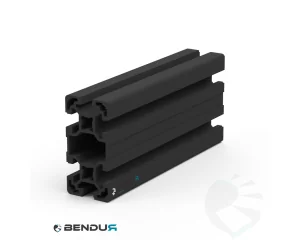 Aluminium profile slot 10 | 40x80L - BSB - Black