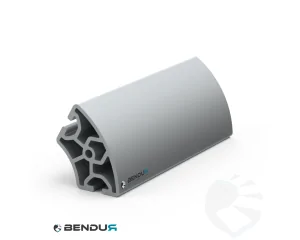 Aluminium profile slot 8 | R40/80-60&deg; - ISB