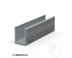 Aluminium construction U-profile 25 | 31.5x40