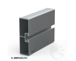Aluminium side guard profile | 100x30 - Type 1
