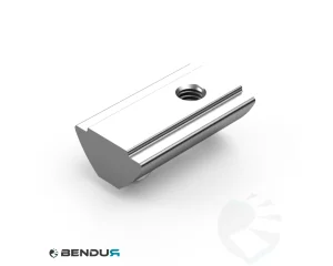 Indraaibare T-sleuf moer 12.9 x 7.2 zu met veerbelaste kogel - sleuf 8 | 0.8