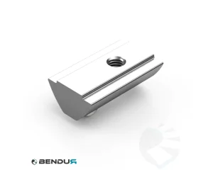 Indraaibare T-sleuf moer 13.4 x 7.6 zu ISB met veerbelaste kogel - sleuf 8 | 0.8