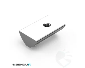 Indraaibare T-sleuf moer 13.7 x 7.0 ISB met veerbelaste kogel - sleuf 8