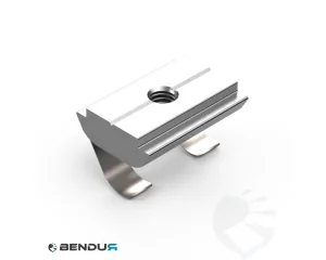 Indraaibare T-sleuf moer zu BSB met bladveer - sleuf 10 | 14.0x5.2 - 1.5