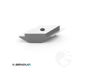 Ruit T-sleuf moer BSB - sleuf 8 | 15.0x7.9 - 1.8