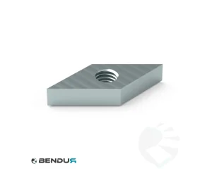 Ruitvormige strip met draadgat | 10.0x8.5x4.0