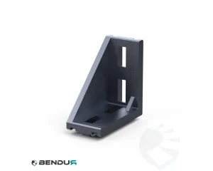 Aluminium hoekverbinder BSB - sleuf 10 | 40x80