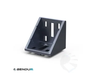 Aluminium hoekverbinder BSB - sleuf 10 | 60x60