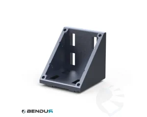 Aluminium hoekverbinder BSB - sleuf 10 | 80x80