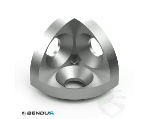 3-weg hoekverbinder BSB - sleuf 10 | 45x45