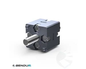 End-connector BSB + assembly set - slot 8 | 30x30