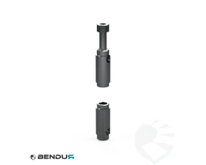 Automatic kopse verbinderset ISB &ndash; sleuf 8 | 40-serie &ndash; M6x50
