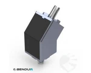 Angle connector 45&deg; + assembly set - slot 10 | 40x40