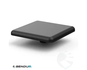 Plastic cover cap for ISB profile - slot 8 | 40x40