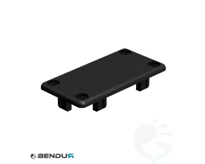 Plastic conduit cover cap - 4 bore holes | 40x80