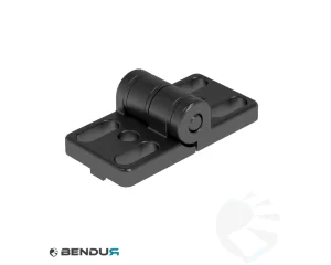 Zinc die-cast hinge 40 with oblong holes - slot 8