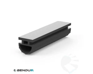 Afdichtingsrubber voor aanslagprofiel | 15x2