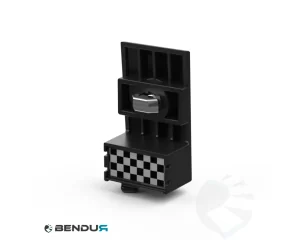 ConveyorBricks Zijgeleidingsbeugel met reflector + montage set | Type 1