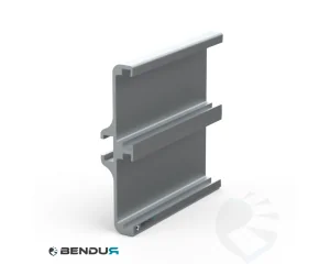 Aluminium guide profile  h=92 used for single side guide - l=3m