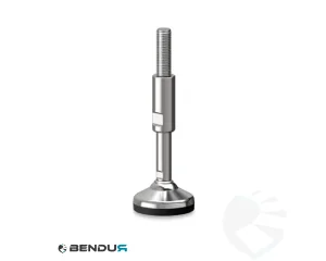 Stelvoet hygi&euml;nisch met overgoten voet basis - &Oslash;65 + ar