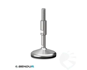 Stelvoet hygi&euml;nisch met overgoten voet basis - &Oslash;105 + ar