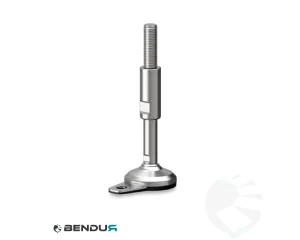 Stelvoet hygi&euml;nisch met overgoten voet basis + fg - &Oslash;60 + ar