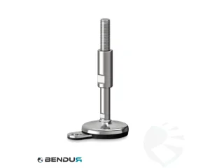 Stelvoet hygi&euml;nisch met overgoten voet basis + fg - &Oslash;75 + ar